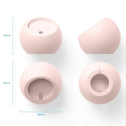 Silicone Pellet Magsafe Magnetic Charger Holder for iPhone 12 Series(Pink)