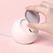 Silicone Pellet Magsafe Magnetic Charger Holder for iPhone 12 Series(Pink)