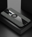 For OPPO Reno 2 XINLI Stitching Cloth Textue Shockproof TPU Protective Case with Ring Holder(Grey) - OPPO Cases by XINLI | Online Shopping South Africa | PMC TechLife | Buy Now Pay Later Mobicred