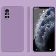 For Huawei nova 8 5G Solid Color Imitation Liquid Silicone Straight Edge Dropproof Full Coverage Protective Case(Purple) - free shipping - PMC TechLife - Order now!