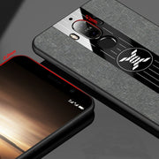 For Huawei Mate 9 XINLI Stitching Cloth Textue Shockproof TPU Protective Case(Grey)
