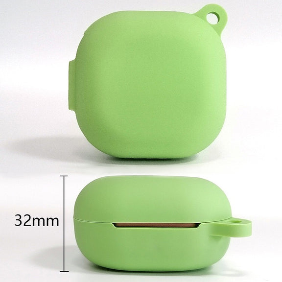 For Samsung Galaxy Buds Live / Pro Bluetooth Earphone Silicone Protective Case with Hook(Black)
