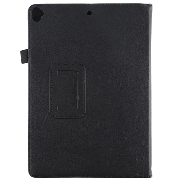 Litchi Texture Horizontal Flip Leather Case with Holder For iPad 10.5 / iPad 10.2 2021 / 2020 / 2019(Black)