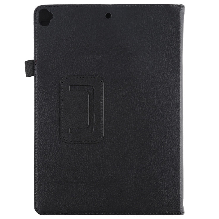Litchi Texture Horizontal Flip Leather Case with Holder For iPad 10.5 / iPad 10.2 2021 / 2020 / 2019(Black)