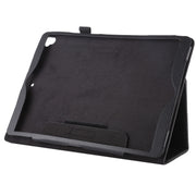 Litchi Texture Horizontal Flip Leather Case with Holder For iPad 10.5 / iPad 10.2 2021 / 2020 / 2019(Black)