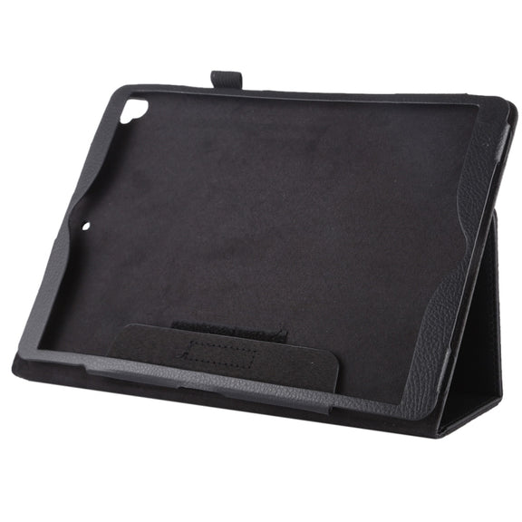 Litchi Texture Horizontal Flip Leather Case with Holder For iPad 10.5 / iPad 10.2 2021 / 2020 / 2019(Black)
