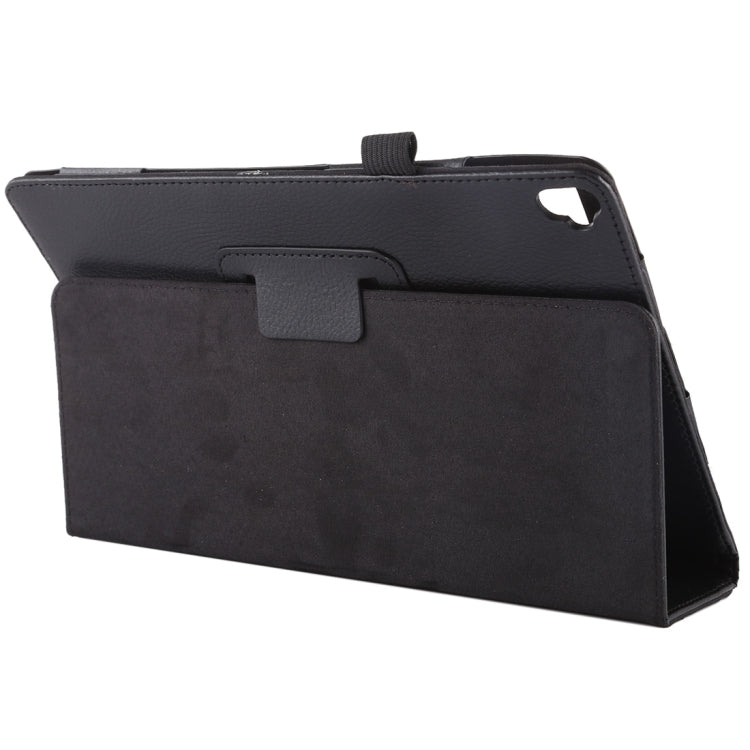 Litchi Texture Horizontal Flip Leather Case with Holder For iPad 10.5 / iPad 10.2 2021 / 2020 / 2019(Black)