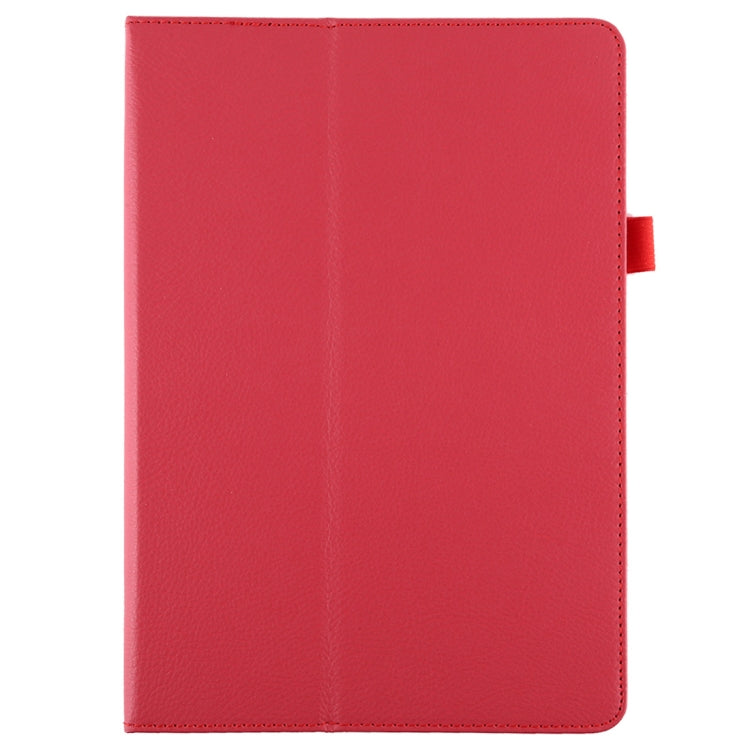 Litchi Texture Horizontal Flip Leather Case with Holder For iPad 10.5 / iPad 10.2 2021 / 2020 / 2019(Red)