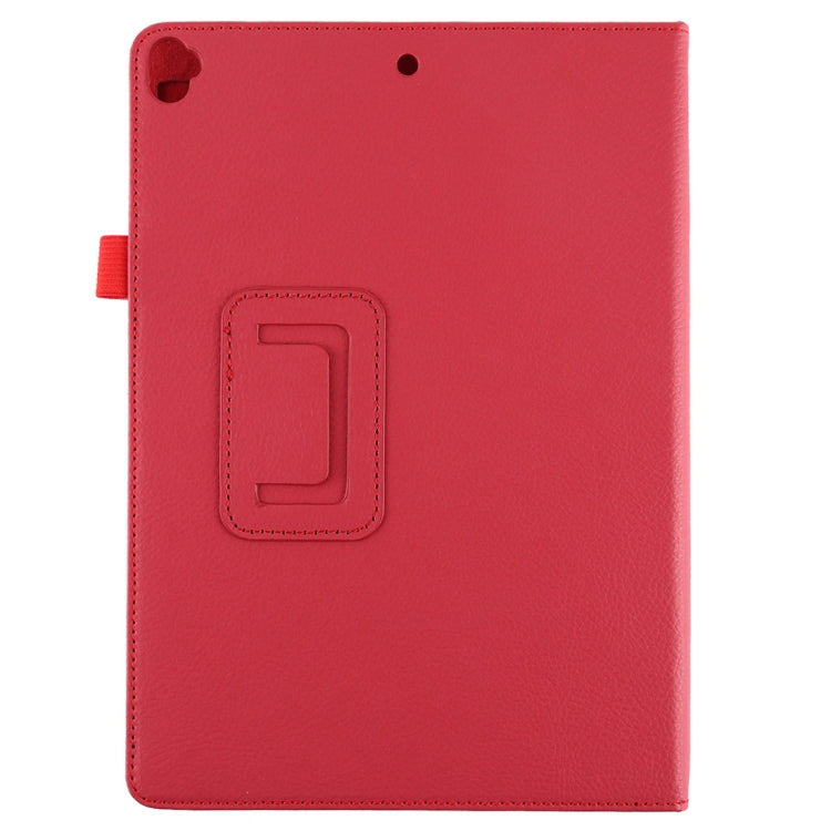 Litchi Texture Horizontal Flip Leather Case with Holder For iPad 10.5 / iPad 10.2 2021 / 2020 / 2019(Red)