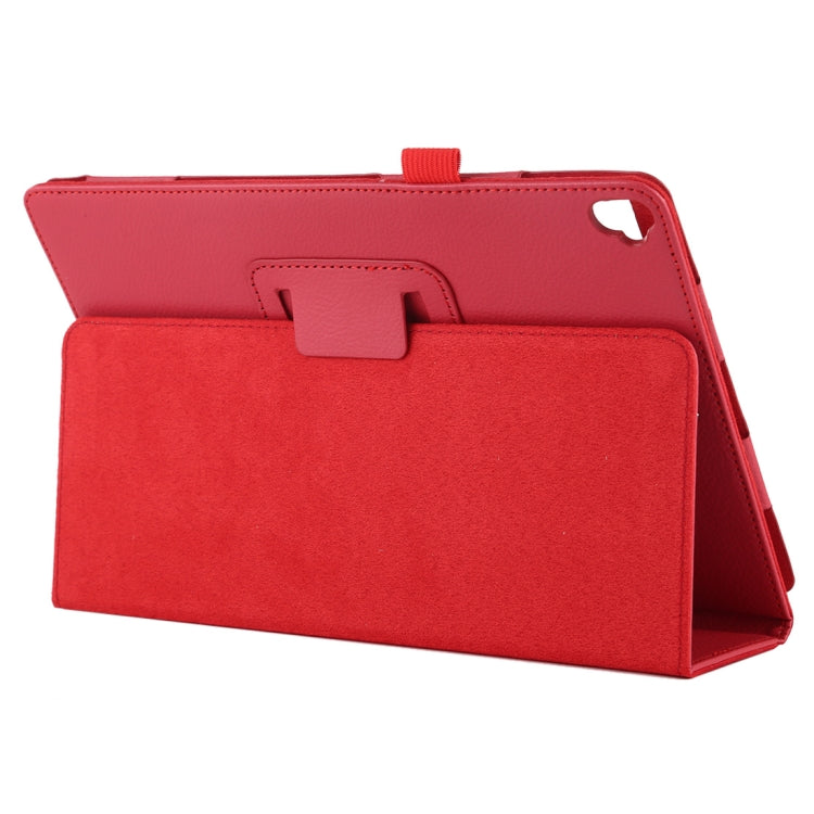 Litchi Texture Horizontal Flip Leather Case with Holder For iPad 10.5 / iPad 10.2 2021 / 2020 / 2019(Red)