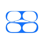For Apple AirPods Pro Wireless Earphone Protective Case Metal Protective Sticker(Blue)