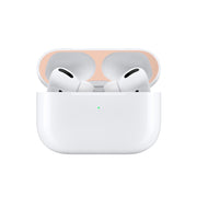 For Apple AirPods Pro Wireless Earphone Protective Case Metal Protective Sticker(Red)