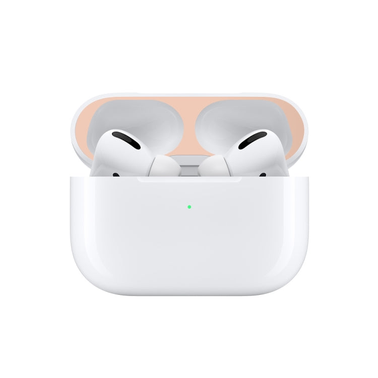 For Apple AirPods Pro Wireless Earphone Protective Case Metal Protective Sticker(Green)