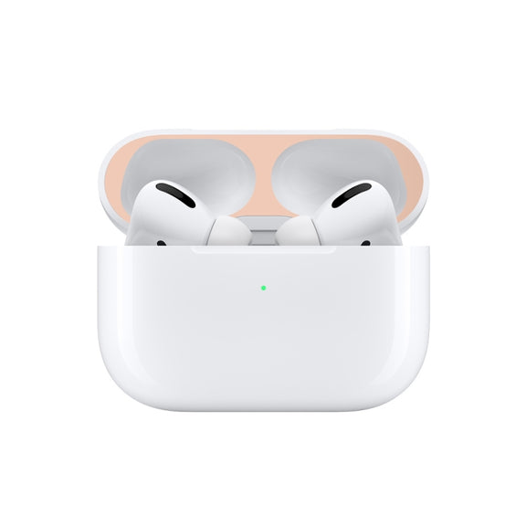 For Apple AirPods Pro Wireless Earphone Protective Case Metal Protective Sticker(Green)