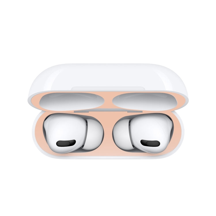 For Apple AirPods Pro Wireless Earphone Protective Case Metal Protective Sticker(Green)