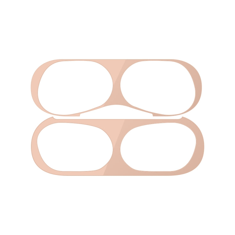 For Apple AirPods Pro Wireless Earphone Protective Case Metal Protective Sticker(Flesh Color)