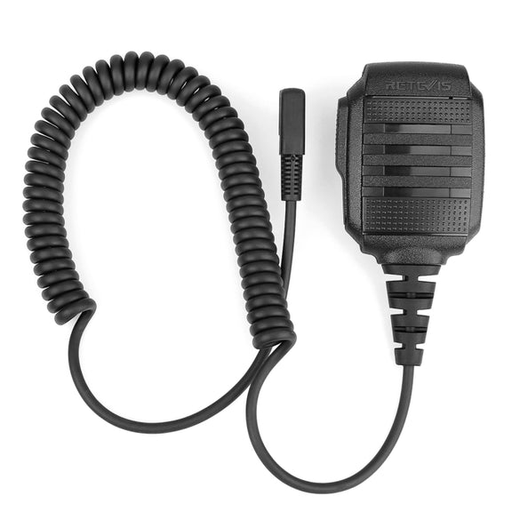 RETEVIS RS-114 IP54 Water-resistant 2 Pin Speaker Microphone for H777/RT21/RT27