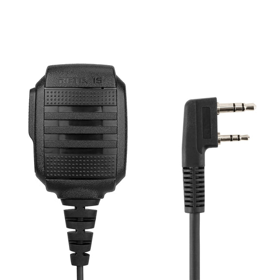 RETEVIS RS-114 IP54 Water-resistant 2 Pin Speaker Microphone for H777/RT21/RT27