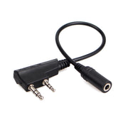 RETEVIS TCK01 Kenwood 2 Pin to 3.5mm Female Mobile Phone Audio Earphone Transfer Cable for RT21/RT22/RT24/RT7/RT27/H777
