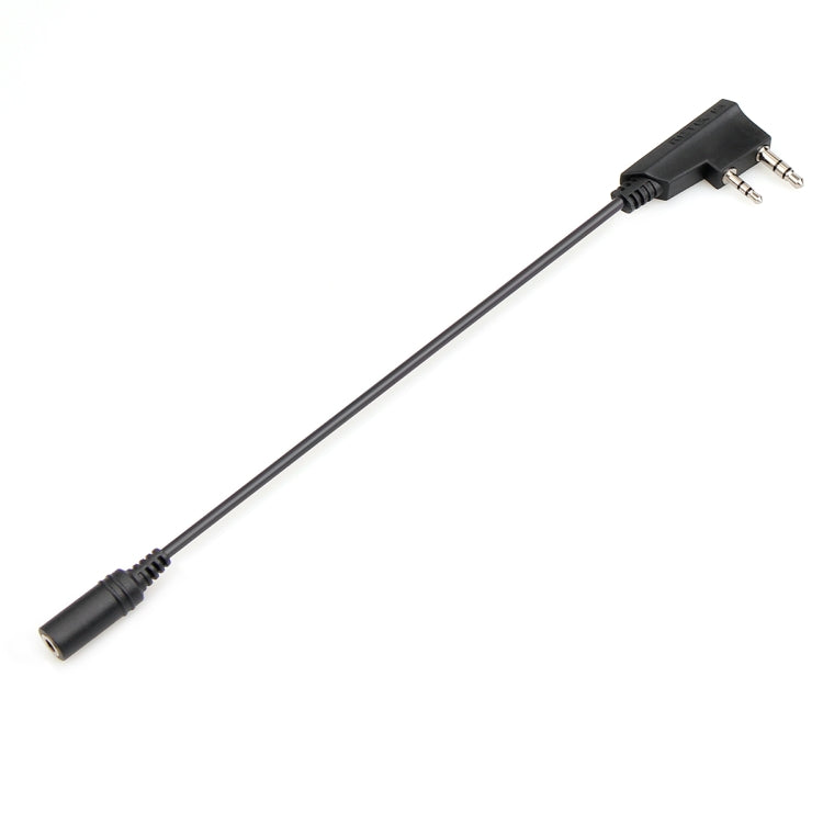 RETEVIS TCK01 Kenwood 2 Pin to 3.5mm Female Mobile Phone Audio Earphone Transfer Cable for RT21/RT22/RT24/RT7/RT27/H777