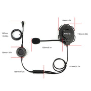 RETEVIS EH060K 2 Pin PPT Water-resistant Tactical Military Headphone Microphone