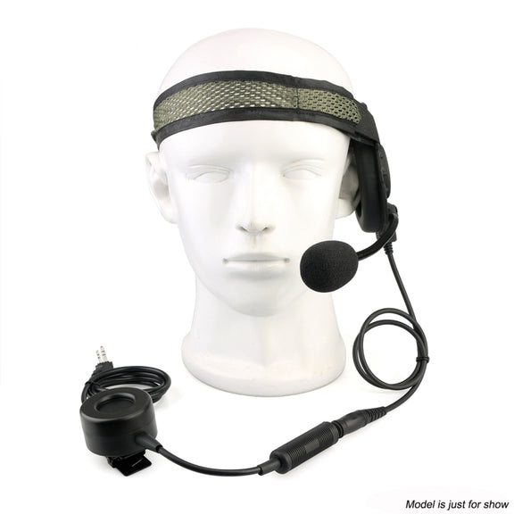 RETEVIS EH060K 2 Pin PPT Water-resistant Tactical Military Headphone Microphone
