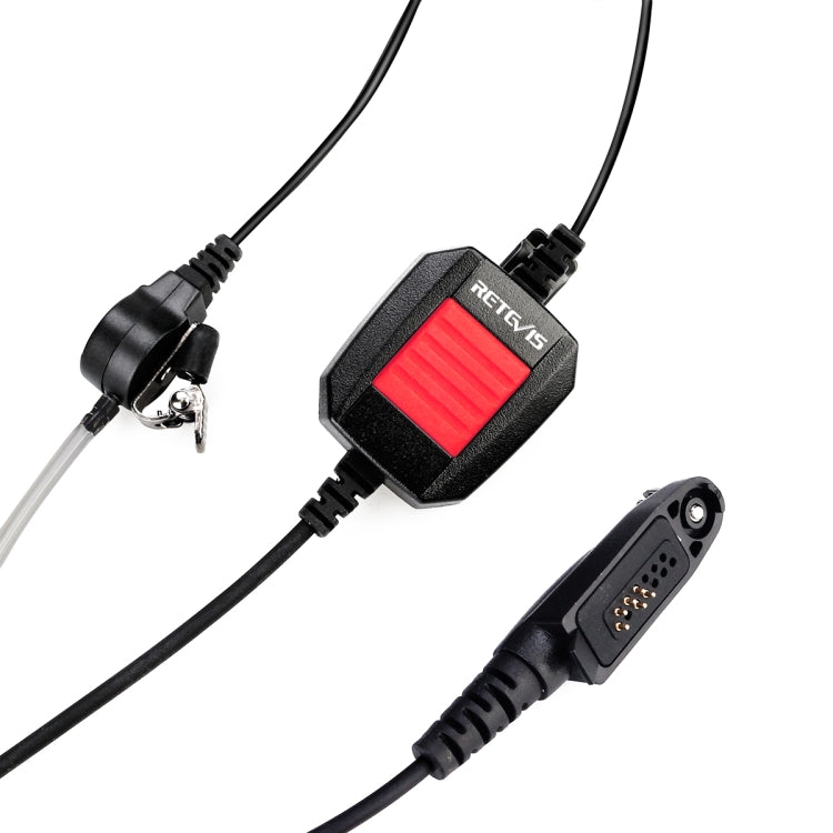 RETEVIS EA110M IP66 Water-resistant  6 Pin Stylus PTT Air Guide Earphone Microphone with GP328plus Connector