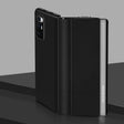 For Xiaomi Mi Mix Fold Matte First Layer Cowhide Folding Leather Case(Black) - Xiaomi Cases by PMC TechLife | Online Shopping South Africa | PMC TechLife