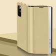 For Xiaomi Mi Mix Fold Matte First Layer Cowhide Folding Leather Case(Yellow) - Xiaomi Cases by PMC TechLife | Online Shopping South Africa | PMC TechLife