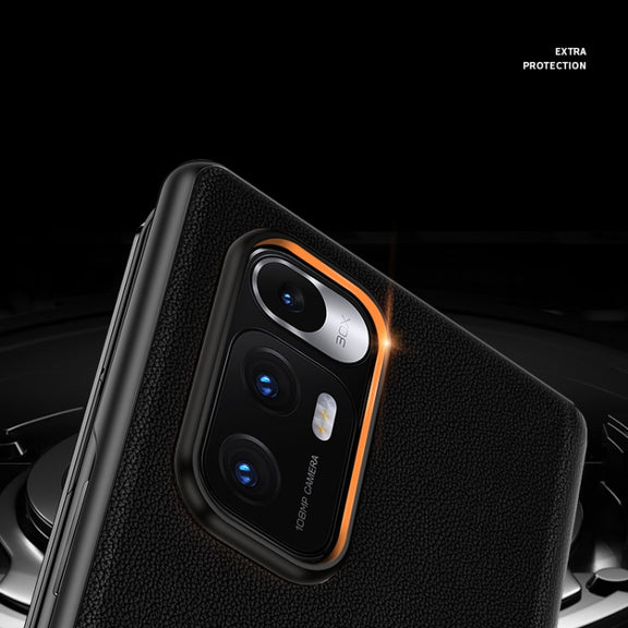For Xiaomi Mi Mix Fold Matte First Layer Cowhide Folding Leather Case(Yellow)