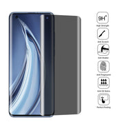 For Xiaomi Mi 10 Pro 25 PCS 0.3mm 9H Surface Hardness 3D Curved Surface Privacy Glass Film