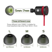 6 Pairs New Bee NB-M1 In-ear Silicone Ear Caps with Storage Box, Suitable for 5mm-7mm Earphone Plugs