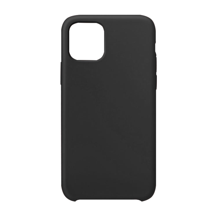 For iPhone 12 / 12 Pro Ultra-thin Liquid Silicone Protective Case(Black)