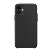 For iPhone 12 / 12 Pro Ultra-thin Liquid Silicone Protective Case(Black)