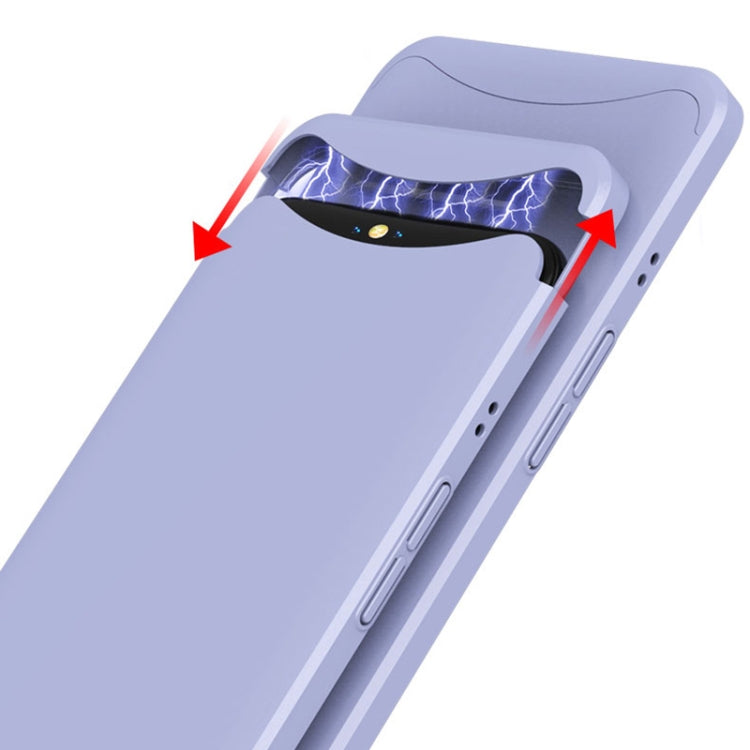 For OPPO Find X GKK Magnetic Liftable Straight Edge Ultra-thin Full Coverage Protective Case(White)