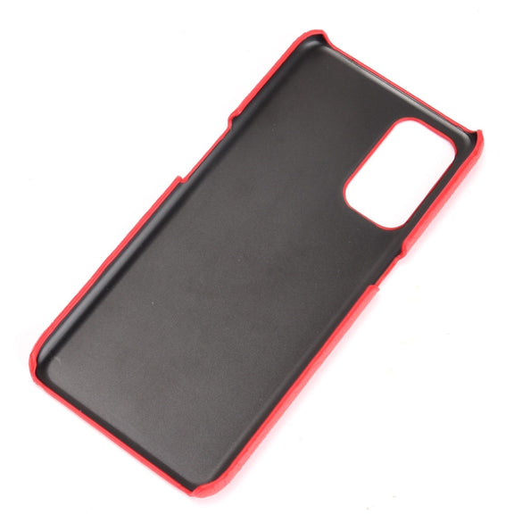 For OPPO Reno5 5G / Find X3 Lite Shockproof Crocodile Texture PC + PU Case(Blue)