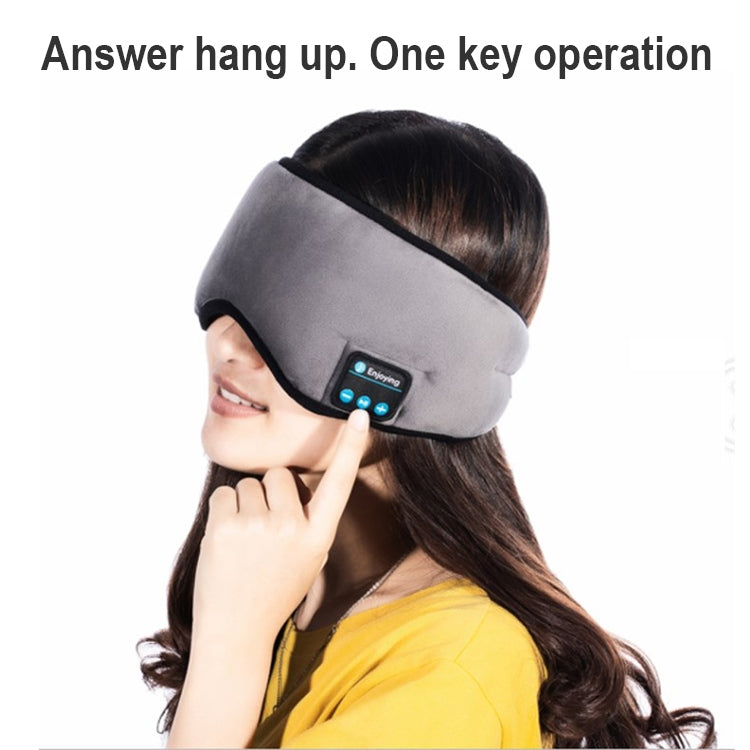 Bluetooth 5.0 Sleep Eye Masks Smart Wireless Music Eye Masks(Gray)