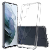 For Samsung Galaxy S21 FE 5G Shockproof Scratchproof TPU + Acrylic Protective Case(Transparent)