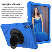 For Lenovo Tab P11 TB-J606F / XiaoXin Pad 11 Spider King EVA Protective Case with Adjustable Shoulder Strap & Holder(Blue)