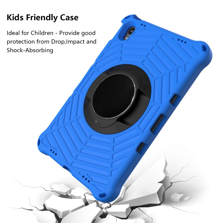 For Lenovo Tab P11 TB-J606F / XiaoXin Pad 11 Spider King EVA Protective Case with Adjustable Shoulder Strap & Holder(Blue)