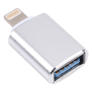 XQ-ZH001 USB Female to 8 Pin Male OTG Adapter(Silver)