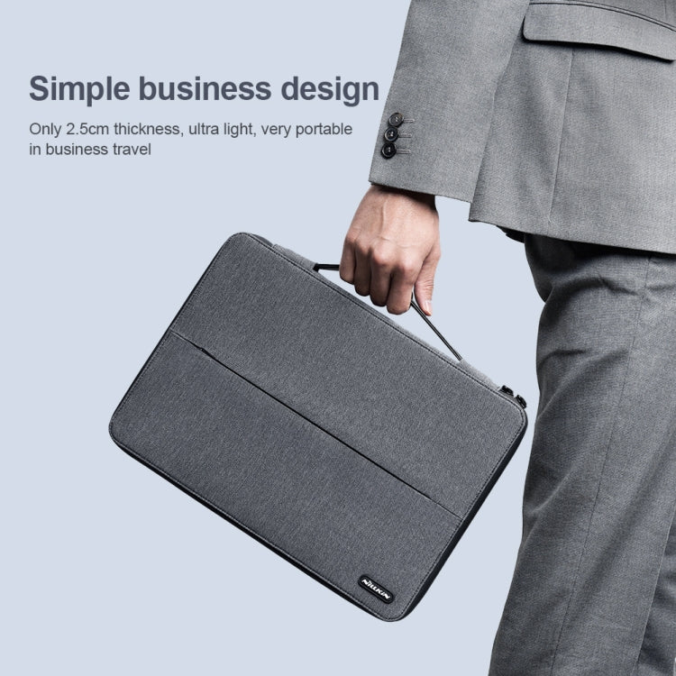 NILLKIN Multifunctional Laptop Storage Bag Handbag with Holder, Classic Version For 14 inch and Below Laptop(Black)