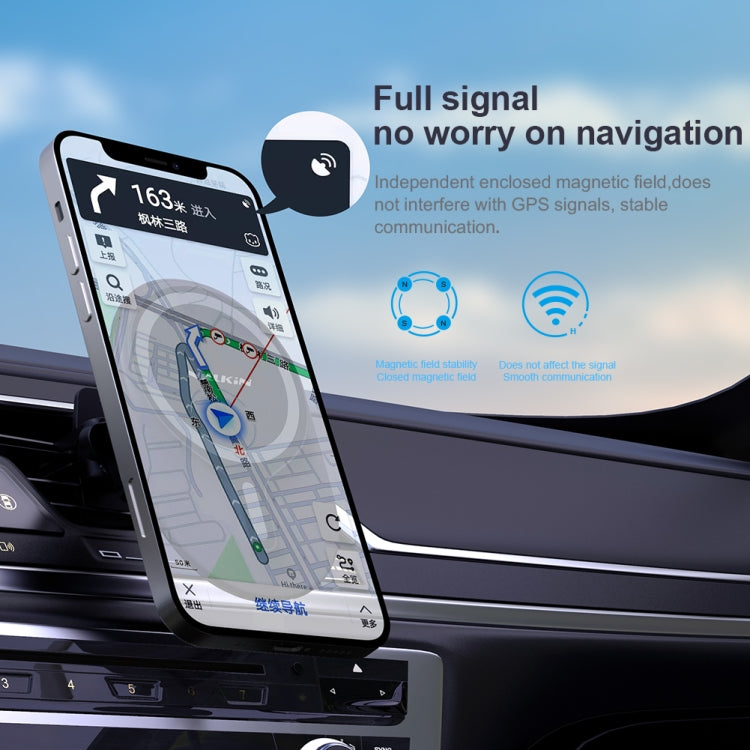 NILLKIN NKL01 MagRoad Lite Clip Type Car Magnetic Wireless Charging Holder