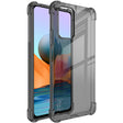 For Xiaomi Redmi Note 10 Pro Overseas Version IMAK All-inclusive Shockproof Airbag TPU Case with Screen Protector(Transparent Black) - Xiaomi Cases by imak | Online Shopping South Africa | PMC TechLife | Buy Now Pay Later Mobicred