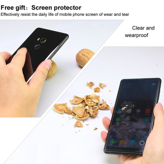 For Xiaomi Redmi Note 10 Pro Overseas Version IMAK All-inclusive Shockproof Airbag TPU Case with Screen Protector(Transparent Black)