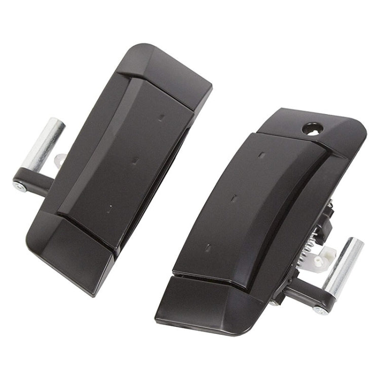 1 Pair Car Front Door Outside Handle 80607-CD41E+80606-CD01E for Nissan 350Z 2003-2009 (Black)