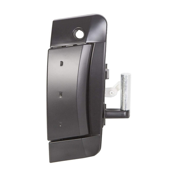 1 Pair Car Front Door Outside Handle 80607-CD41E+80606-CD01E for Nissan 350Z 2003-2009 (Black)