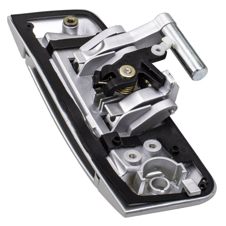 1 Pair Car Front Door Outside Handle 80607-CD41E+80606-CD01E for Nissan 350Z 2003-2009 (Black)