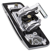 1 Pair Car Front Door Outside Handle 80607-CD41E+80606-CD01E for Nissan 350Z 2003-2009 (Black)