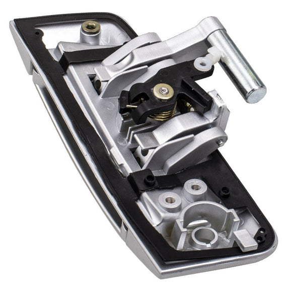 1 Pair Car Front Door Outside Handle 80607-CD41E+80606-CD01E for Nissan 350Z 2003-2009 (Black)